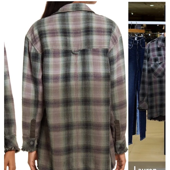 Free people - Anneli Shirt Plaid Jacket- sold out shacket - Picture 2 of 5